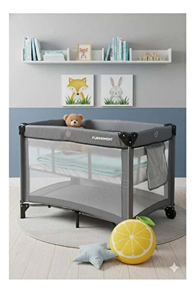 Fun Moment Baby cot and folding bed 100x70 cm