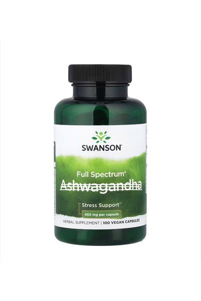 Full Spectrum Ash*aga*ndh*a, 450 mg 100 Vegan Kapsül