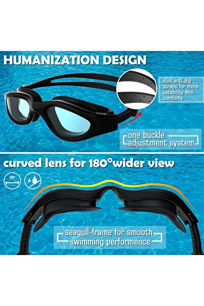 genernic Winline Polarized Anti-Fog Leakproof Adjustable Swimming Goggles (Unisex)