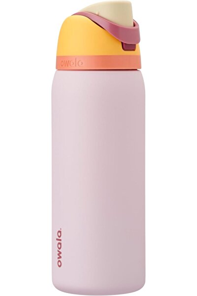 owala FreeSip Insulated Stainless Steel Water Bottle with Straw - BPA-Free, 32 Ounce (Candy Store)