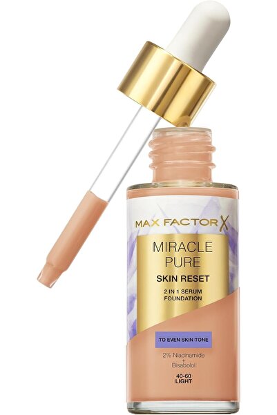 Max Factor Miracle Pure Serum Foundation 40-60 Light