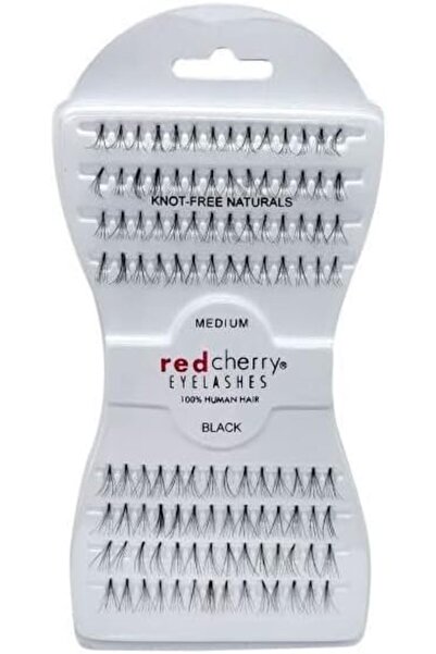 Red Cherry مجموعة رموش صناعية، مقاس متوسط