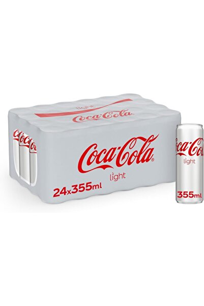 Coca-Cola Light (Diet Coke) Soft Drink, 355 ml Can - Pack of 24