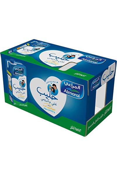 almarai Full Cream UHT Milk, 12 × 1 L