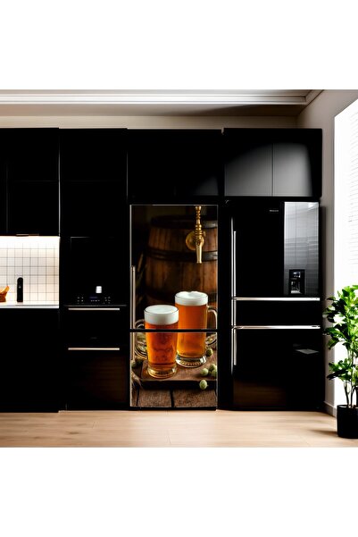 Avex Folie cu imprimeu color pentru decorarea frigiderului, dimensiune 200 x 90cm, model: AVX-FR35