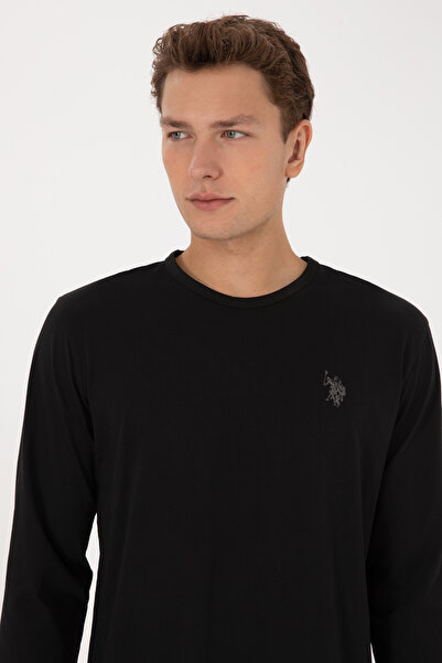 U.S. Polo Assn. Men's Black Pajama Set 50318602-Vr046