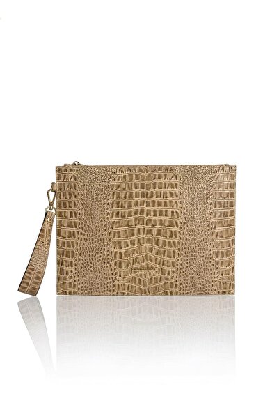 Sun collections Hakiki Deri iPad Clutch Çanta