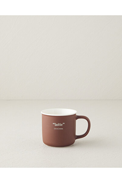English Home Phoebe Latte New Bone China Mug 200 ml Brown
