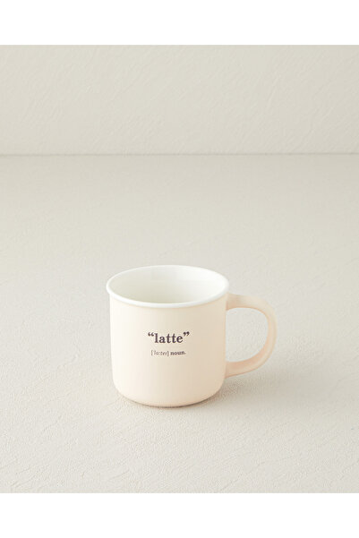 English Home Phoebe Latte New Bone China Kupa 200 ml Krem