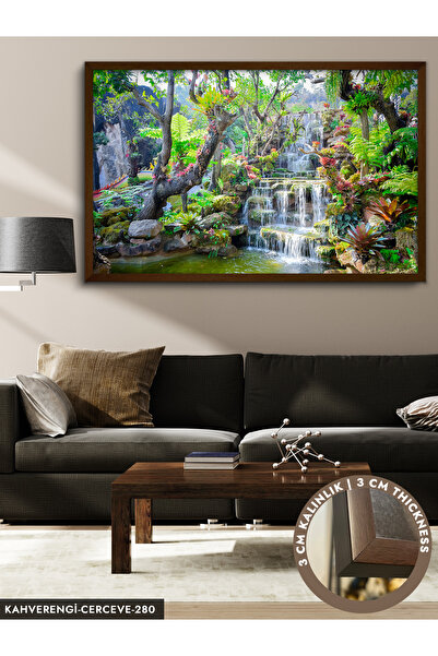 Evinemoda Doğa Güzellikleri Tek Parça Çerçeveli Kanvas Tablo