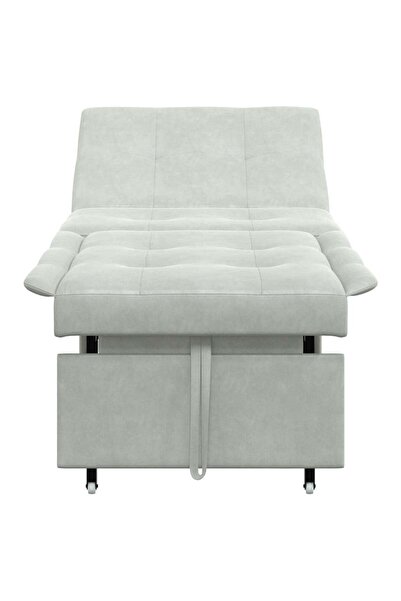 vidaxl Sofa Bed Light grey 67 x 194 x 38 cm Velvet