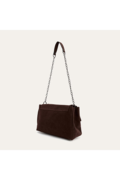 Mudo Suede Textured Shoulder Bag