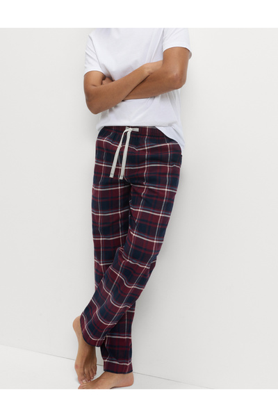 Marks & Spencer %100 Pamuklu Kareli Pijama Altı