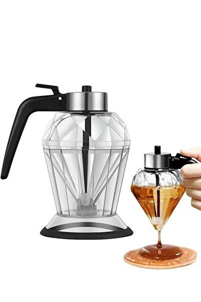 Arabest Glass Honey Dispenser No Drip, Syrup Dispenser