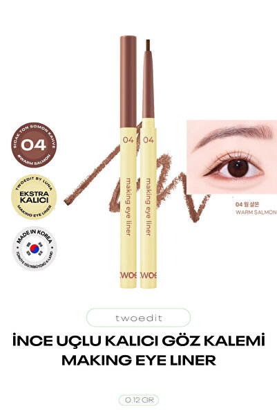 twoedit İnce Uçlu Ekstra Kalıcı Göz Kalemi by Luna Making Eye Liner