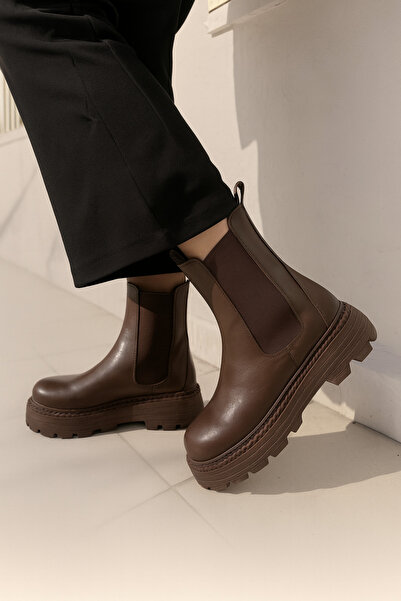 Trendlov Acı Kahve Lastikli Postal Bot