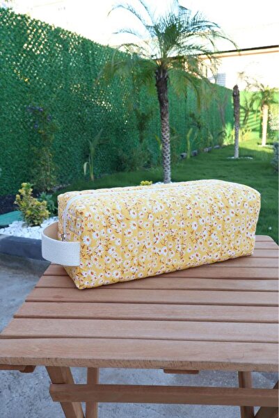 estrella paris Papatya XL Size Bag Travel Case for Dy-Son Airwrap and All Hair Stylers Yellow Line