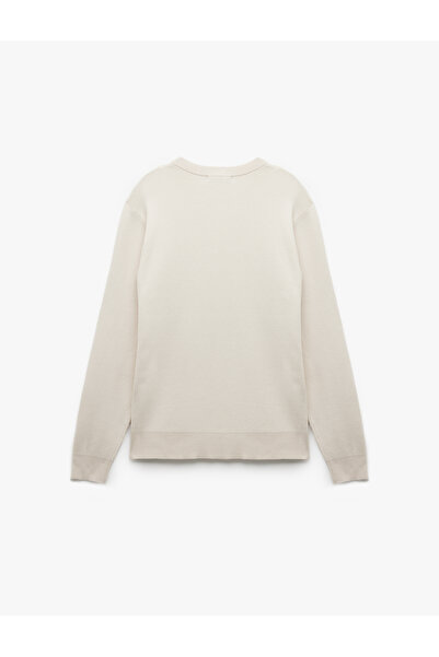 Koton Long Sleeve Crew Neck Basic Knitwear Sweater