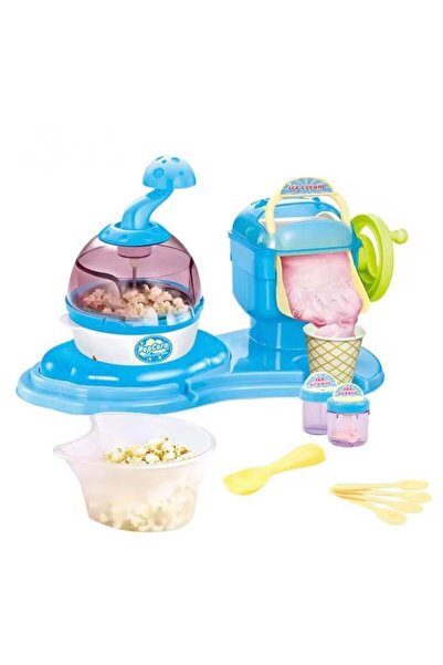 Generic 2-in-1 Electric Popcorn Maker & Ice Cream Maker Toy