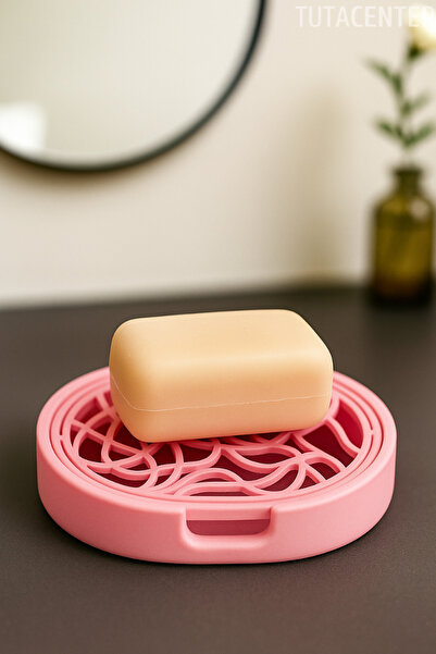 TUTACENTER Modern Minimalist Design Soap Dish (Multi-Purpose Soap Dish)(Bathroom & Kitchen Use)