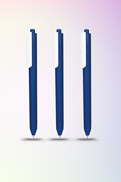 EGESTA 3 Adet Jel Mavi Mürekkepli Tükenmez Kalem Set – Akıcı Yazım, Şık Tasar...