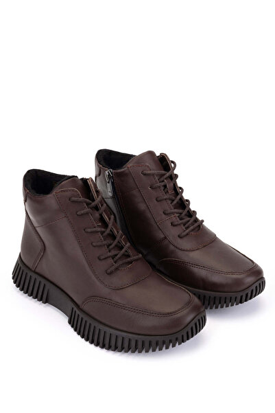 Tamer Tanca Kadın Hakiki Deri Kahverengi Casual Bot