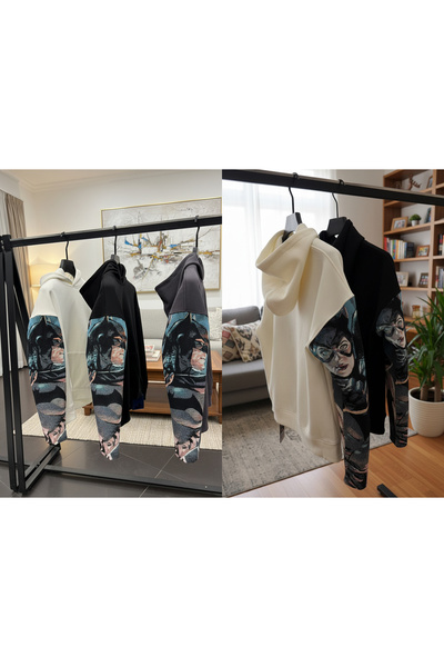 Style Mark Batman and Batman double-ended hoodie