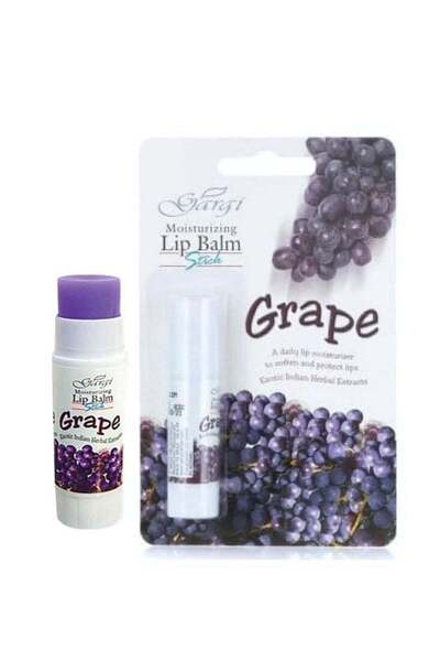 Garji Lip Balm Stick – Grape Flavor Moisturizing Balm