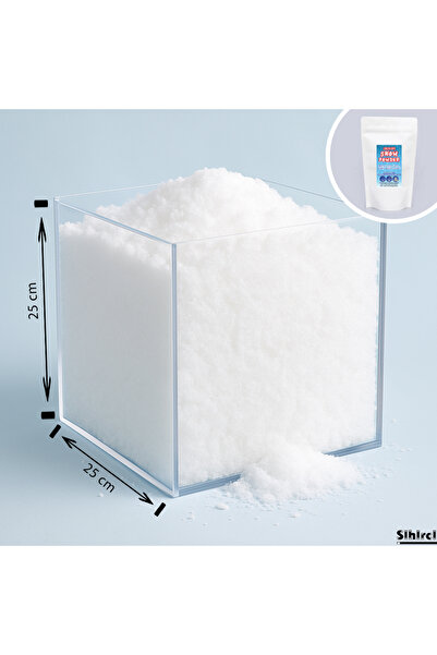 Sihirci Τεχνητό χιόνι | Σούπερ ρεαλιστική ψευδής σκόνη χιονιού | Διακόσμηση, Στολισμός, Παιχνίδι | Γνήσιο στιγμιαίο πούδρα χιονιού