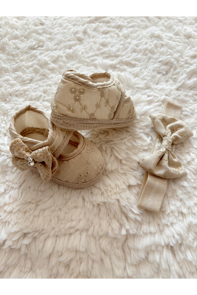 Cloudy Baby Girl Frilly Booties Newborn Mevlüt Daily Booties
