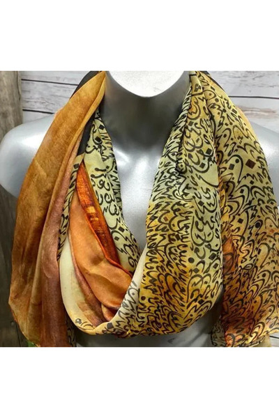 Winston وشاح حرير - 100% حرير نقي