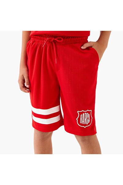 Barcelona Printed T-shirt and Shorts Set