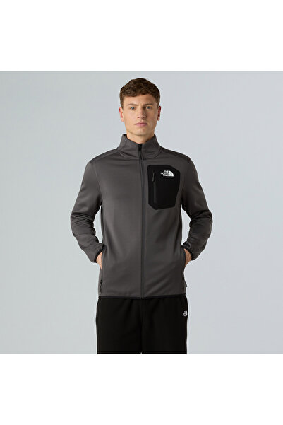 THE NORTH FACE Crest Fz Erkek Gri Outdoor Polar