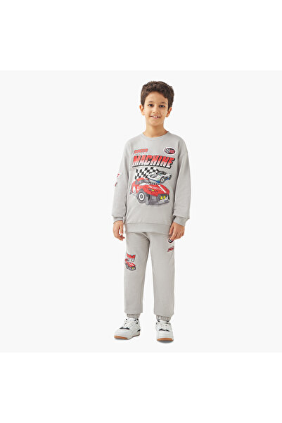 mattel Graphic Print Sweatshirt and Joggers Set