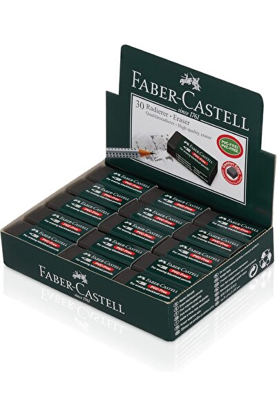 Faber Castell Faber-Castell Student Eraser Black (7089-30) 18 89 50 (30 Pack)