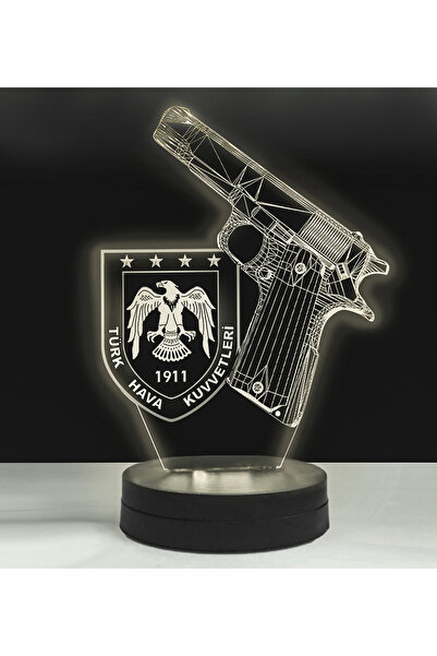 hediye-ci Hava Kuvvetleri Silahlı Led Lamba