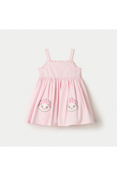 Disney Marie Sleeveless A-line Dress with Square Neck