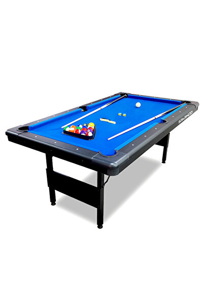 Sparnod Fitness طاولة بلياردو Sparnod SPT-60 قابلة للطي بطول 6 أقدام مع ملحقا...