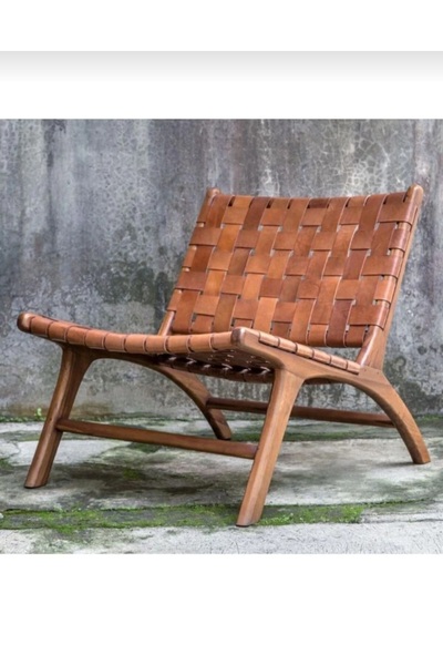 zepce design Ahşap Örgü Berjer