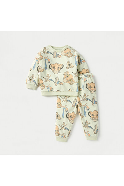 Disney All-Over The Lion King Print Sweatshirt and Joggers Set