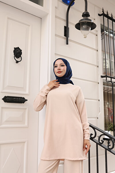 ECESSA FASHİON Πλεκτό Σετ Βασικό Πλεκτό Σετ Δύο Τεμαχίων