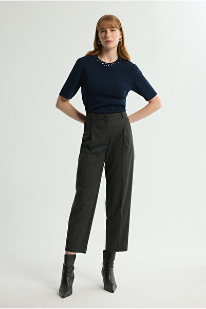 Love My Body Pileli Cepli Pantolon