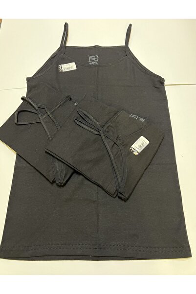 Tutku Kadın Ribana Ip Askılı %100 Pamuk Atlet 3`lü