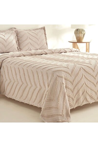 best house decor طقم غطاء سرير مزدوج ديلوكس بوهيم مقاس 240×250 و2 وسادة باللو...