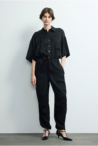 Love My Body Moda Tutkusu Beli Lastikli Jakar Pantolon