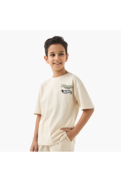 mattel Hot Wheels Print T-shirt and Shorts Set