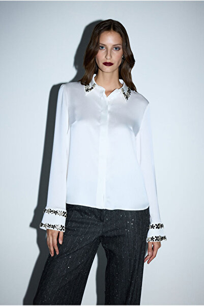 adL Mert Aslan İşlemeli Gömlek