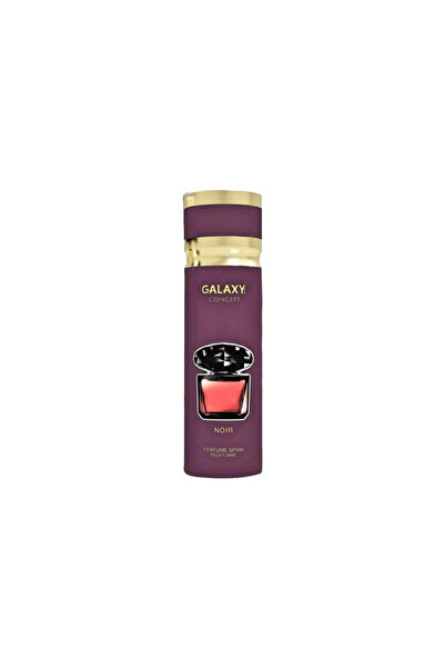 Galaxy Concept Noir 200ml Perfume Body Spray Pour Femme
