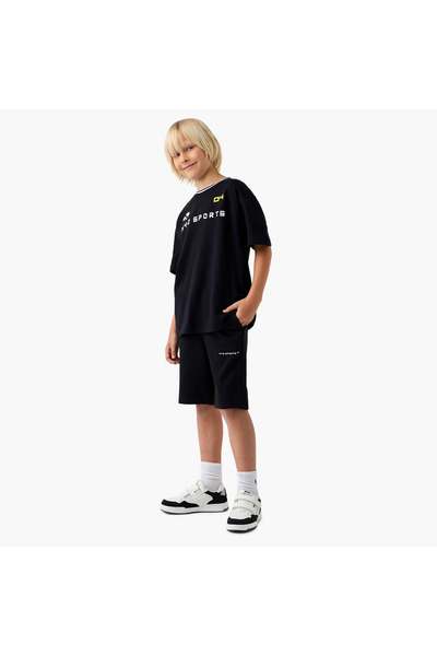 XYZ Printed T-shirt and Shorts Set