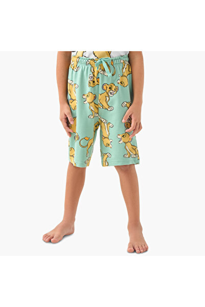 Disney The Lion King Print T-shirt and Shorts Set